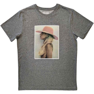 Lady Gaga - Pink Hat Uni Grey ryhmässä MERCH / T-paita / Rockoff_Nya April24 @ Bengans Skivbutik AB (5531571r)