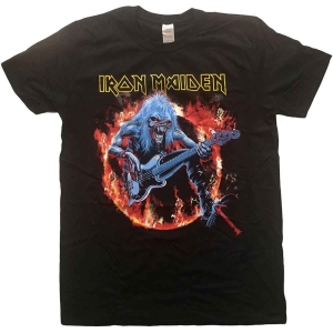 Iron Maiden - Fear Live Flames Uni Bl ryhmässä MERCH / T-paita / Rockoff_Nya April24 @ Bengans Skivbutik AB (5532234r)