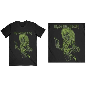 Iron Maiden - One Colour Eddie Uni Bl ryhmässä MERCH / T-paita / Rockoff_Nya April24 @ Bengans Skivbutik AB (5532240r)