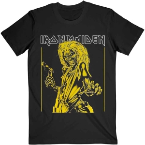 Iron Maiden - Yellow Flyer Uni Bl ryhmässä MERCH / T-paita / Rockoff_Nya April24 @ Bengans Skivbutik AB (5532242r)