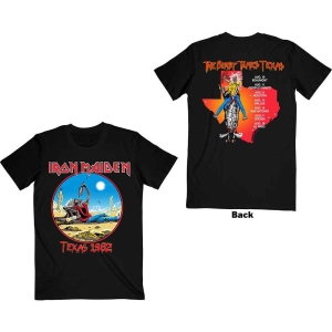 Iron Maiden - The Beast Tames Texas Uni Bl ryhmässä MERCH / T-paita / Rockoff_Nya April24 @ Bengans Skivbutik AB (5532244r)