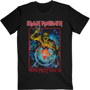 Iron Maiden - World Piece Tour '83 V1 Uni Bl ryhmässä MERCH / T-paita / Rockoff_Nya April24 @ Bengans Skivbutik AB (5532252r)