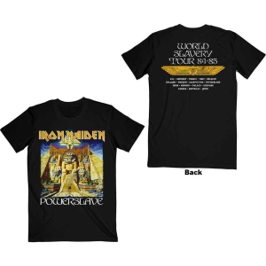 Iron Maiden - Powerslave World Slavery Tour Uni Bl ryhmässä MERCH / T-paita / Rockoff_Nya April24 @ Bengans Skivbutik AB (5532259r)