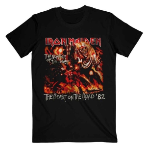 Iron Maiden - Notb The Beast On The Road Vintage Uni B ryhmässä MERCH / T-paita / Rockoff_Nya April24 @ Bengans Skivbutik AB (5532271r)