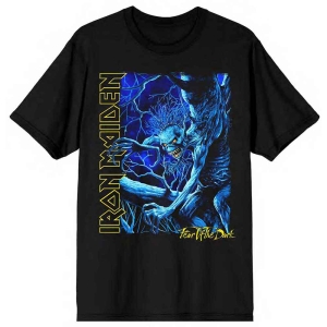 Iron Maiden - Fotd Blue Tone Eddie Vertical Logo Uni B ryhmässä MERCHANDISE / T-paita / Hårdrock @ Bengans Skivbutik AB (5532273r)