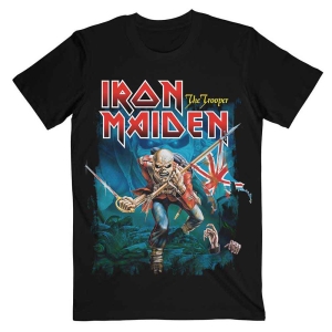 Iron Maiden - Trooper Eddie Large Eyes Uni Bl ryhmässä MERCH / T-paita / Rockoff_Nya April24 @ Bengans Skivbutik AB (5532288r)