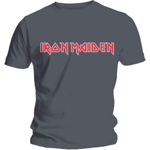 Iron Maiden - Classic Logo Uni Char ryhmässä MERCH / T-paita / Rockoff_Nya April24 @ Bengans Skivbutik AB (5532316r)