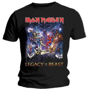 Iron Maiden - Legacy Of The Beast Uni Bl ryhmässä MERCH / T-paita / Rockoff_Nya April24 @ Bengans Skivbutik AB (5532321r)