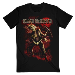 Iron Maiden - Benjamin Breeg Red Graphic Uni Bl ryhmässä MERCH / T-paita / Rockoff_Nya April24 @ Bengans Skivbutik AB (5532327r)