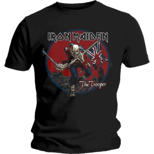 Iron Maiden - Trooper Red Sky Uni Bl ryhmässä MERCH / T-paita / Rockoff_Nya April24 @ Bengans Skivbutik AB (5532336r)