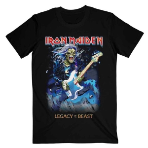 Iron Maiden - Eddie On Bass Uni Bl ryhmässä MERCH / T-paita / Rockoff_Nya April24 @ Bengans Skivbutik AB (5532339r)