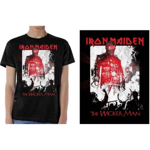 Iron Maiden - The Wicker Man Smoke Uni Bl ryhmässä MERCH / T-paita / Rockoff_Nya April24 @ Bengans Skivbutik AB (5532346r)