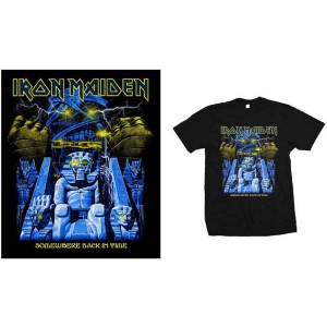 Iron Maiden - Back In Time Mummy Uni Bl ryhmässä MERCH / T-paita / Rockoff_Nya April24 @ Bengans Skivbutik AB (5532347r)