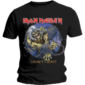 Iron Maiden - Eddie Chained Legacy Uni Bl ryhmässä MERCH / T-paita / Rockoff_Nya April24 @ Bengans Skivbutik AB (5532352r)