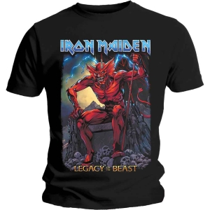 Iron Maiden - Lotb 2 Devil Uni Bl ryhmässä MERCH / T-paita / Rockoff_Nya April24 @ Bengans Skivbutik AB (5532353r)