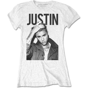 Justin Bieber - Bold Lady Wht ryhmässä MERCH / T-paita / Rockoff_Nya April24 @ Bengans Skivbutik AB (5532689r)