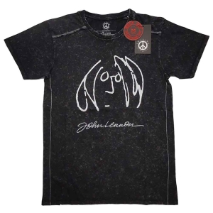 John Lennon - Self Portrait Snow Wash Uni Bl ryhmässä MERCH / T-paita / Rockoff_Nya April24 @ Bengans Skivbutik AB (5532703r)