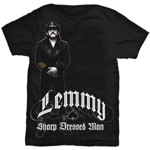 Lemmy - Sharp Dressed Man Uni Bl ryhmässä MERCH / T-paita / Rockoff_Nya April24 @ Bengans Skivbutik AB (5532709r)