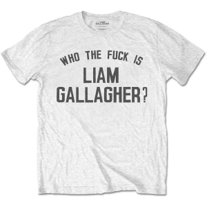 Liam Gallagher - Who The Fuck... Uni Wht ryhmässä MERCH / T-paita / Rockoff_Nya April24 @ Bengans Skivbutik AB (5532713r)