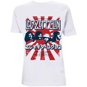 Led Zeppelin - Japanese Burst Uni Wht ryhmässä MERCH / T-paita / Rockoff_Nya April24 @ Bengans Skivbutik AB (5532717r)