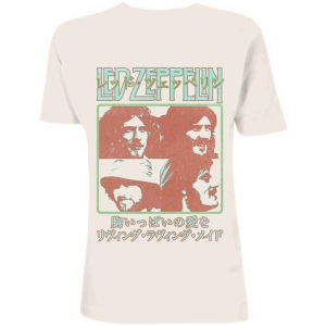 Led Zeppelin - Japanese Poster Uni Natrl ryhmässä MERCH / T-paita / Rockoff_Nya April24 @ Bengans Skivbutik AB (5532719r)