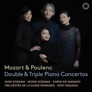 Mari Kodama Momo Kodama Karin Kei - Mozart & Poulenc: Double & Triple C ryhmässä Musiikki / SACD / Klassiskt @ Bengans Skivbutik AB (5532770)