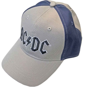 Ac/Dc - Black Logo Grey/Navy Baseball C ryhmässä MERCH / Minsishops-merch / Ac/Dc @ Bengans Skivbutik AB (5532855)