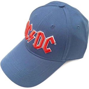 Ac/Dc - Red Logo Denim Baseball C ryhmässä MERCH / Minsishops-merch / Ac/Dc @ Bengans Skivbutik AB (5532857)