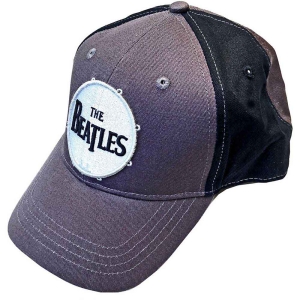 The Beatles - Drum Logo Char/Bl Baseball C ryhmässä MERCHANDISE / Merch / Pop-Rock @ Bengans Skivbutik AB (5532875)