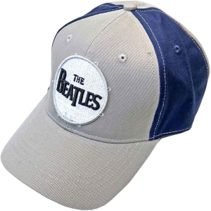 The Beatles - Drum Logo Grey/Navy Baseball C ryhmässä MERCHANDISE / Merch / Pop-Rock @ Bengans Skivbutik AB (5532876)