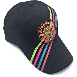 The Beatles - Sgt Pepper Stripes Bl Baseball C ryhmässä MERCHANDISE / Merch / Pop-Rock @ Bengans Skivbutik AB (5532877)