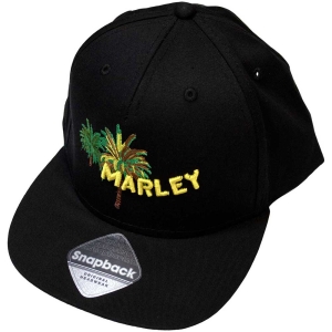 Bob Marley - Palm Trees Bl Snapback C ryhmässä MERCHANDISE / Merch / Reggae @ Bengans Skivbutik AB (5532897)