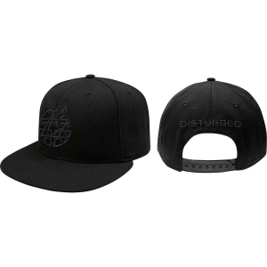 Disturbed - Icon & Logo Bl Snapback C ryhmässä MERCHANDISE / Merch / Hårdrock @ Bengans Skivbutik AB (5532910)