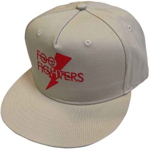 Foo Fighters - Flash Logo Sand Snapback C ryhmässä MERCHANDISE / Merch / Pop-Rock @ Bengans Skivbutik AB (5532928)