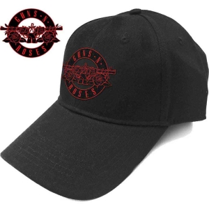 Guns N Roses - Red Circle Logo Bl Baseball C ryhmässä MERCHANDISE / Merch / Hårdrock @ Bengans Skivbutik AB (5532936)