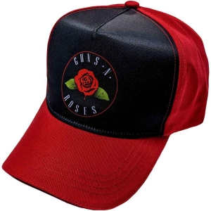 Guns N Roses - Rose Red/Bl Baseball C ryhmässä MERCHANDISE / Merch / Hårdrock @ Bengans Skivbutik AB (5532938)