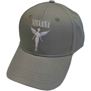 Nirvana - Angelic Mono Green Baseball C ryhmässä MERCHANDISE / Merch / Hårdrock @ Bengans Skivbutik AB (5532974)