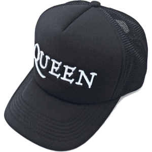 Queen - Logo Bl Mesh-Back C ryhmässä MERCHANDISE / Merch / Pop-Rock @ Bengans Skivbutik AB (5532994)