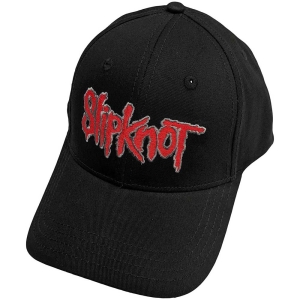 Slipknot - Text Logo Bl Baseball C ryhmässä MERCHANDISE / Merch / Hårdrock @ Bengans Skivbutik AB (5533018)