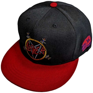 Slayer - Hell Awaits Red/Bl Snapback C ryhmässä MERCHANDISE / Merch / Hårdrock @ Bengans Skivbutik AB (5533028)