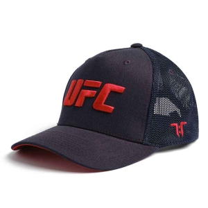 Tokyo Time - Ufc Red Logo Mesh Navy Snapback C ryhmässä Merchandise @ Bengans Skivbutik AB (5533055)