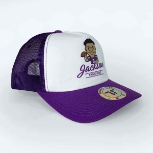 Tokyo Time - Lamar Jackson Nflpa Emoji Wht/Purp Snapb ryhmässä MK Export CDON Merch @ Bengans Skivbutik AB (5533079)