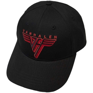 Van Halen - Classic Red Logo Bl Baseball C ryhmässä MERCHANDISE / Merch / Hårdrock @ Bengans Skivbutik AB (5533136)