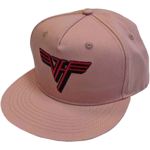 Van Halen - Classic Red Logo Pink Snapback C ryhmässä MERCHANDISE / Merch / Hårdrock @ Bengans Skivbutik AB (5533138)