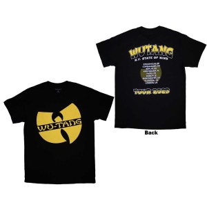 Wu-Tang Clan - Tour '23 Slanted Logo State Of Mind Uni ryhmässä MERCH / T-paita / Rockoff_Nya April24 @ Bengans Skivbutik AB (5533315r)