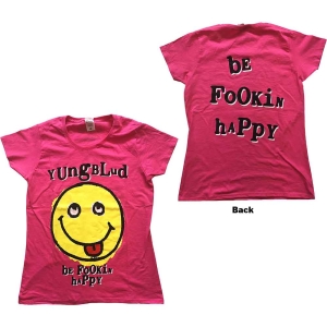 Yungblud - Raver Smile Lady Pink  1 ryhmässä MERCH / T-paita / Rockoff_Nya April24 @ Bengans Skivbutik AB (5533321r)