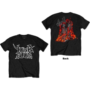 Yungblud - Weird Flaming Skeletons Uni Bl ryhmässä MERCH / T-paita / Rockoff_Nya April24 @ Bengans Skivbutik AB (5533323r)