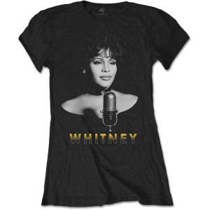 Whitney Houston - B&W Photo Lady Bl ryhmässä MERCHANDISE / T-paita / Pop-Rock @ Bengans Skivbutik AB (5533467r)