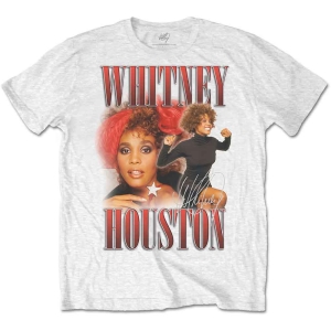 Whitney Houston - 90S Homage Uni Wht ryhmässä MERCHANDISE / T-paita / Pop-Rock @ Bengans Skivbutik AB (5533469r)