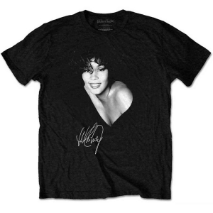 Whitney Houston - B&W Photo Uni Bl ryhmässä MERCHANDISE / T-paita / Pop-Rock @ Bengans Skivbutik AB (5533471r)